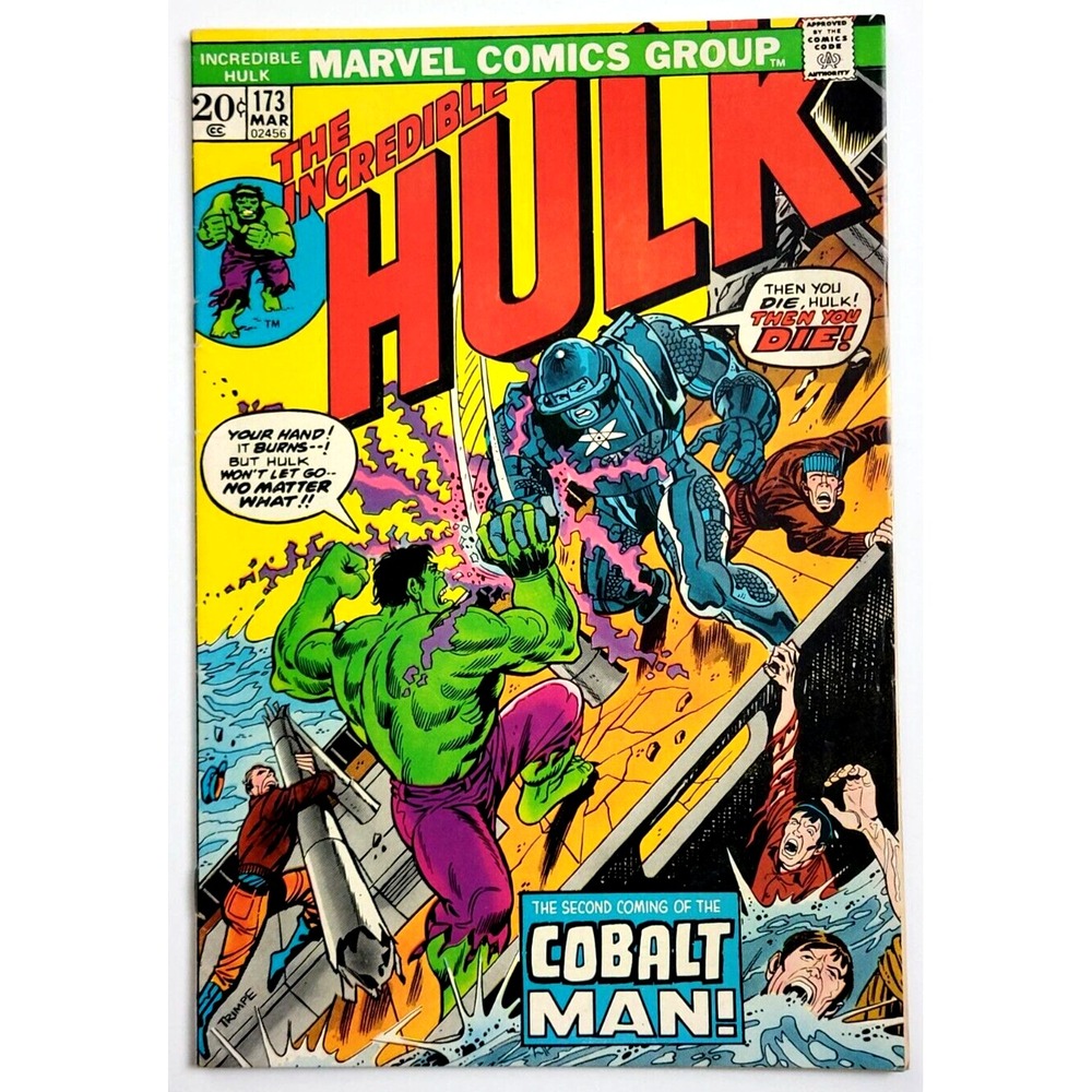 INCREDIBLE HULK # 173‎ - (1974) COBALT MAN APPEARANCE MARVEL